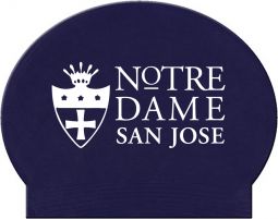 Latex Swim Cap, Navy